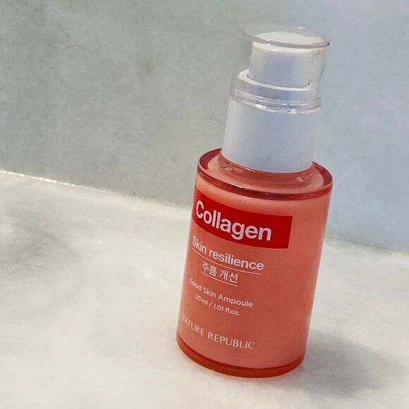 NWOT Nature Republic Korean Skin Resilience Good Skin Collagen Ampoule Skincare - Picture 2 of 5